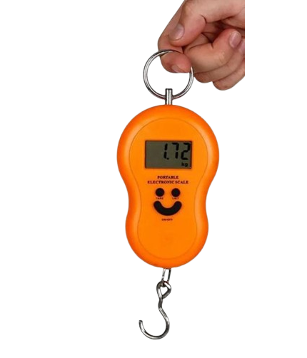 Dinamómetro digital de colgar 50kg para pesaje de residuos