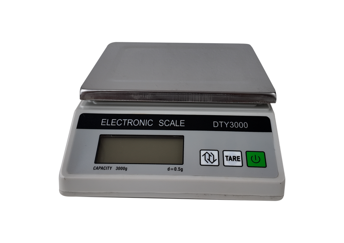 Gramera digital DTY 3kg vista lateral